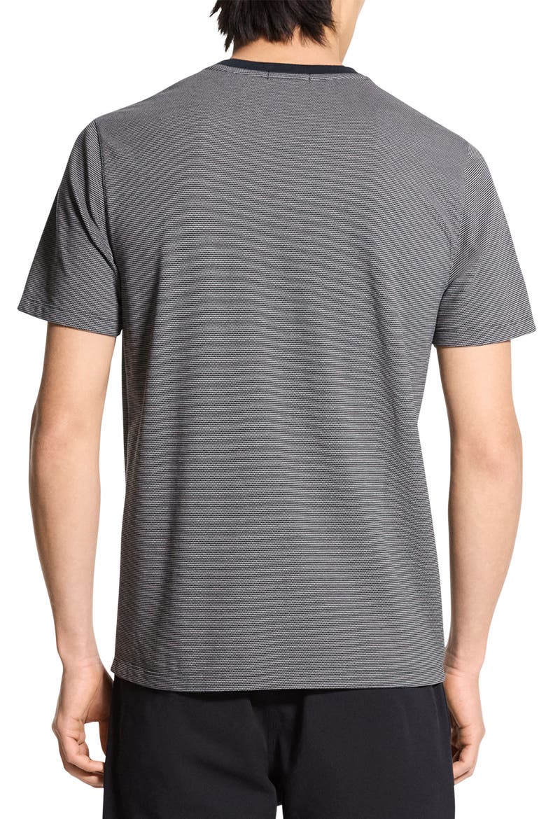 Bird's Eye Ringer T-Shirt, Alternate, color, CARBON MULTI