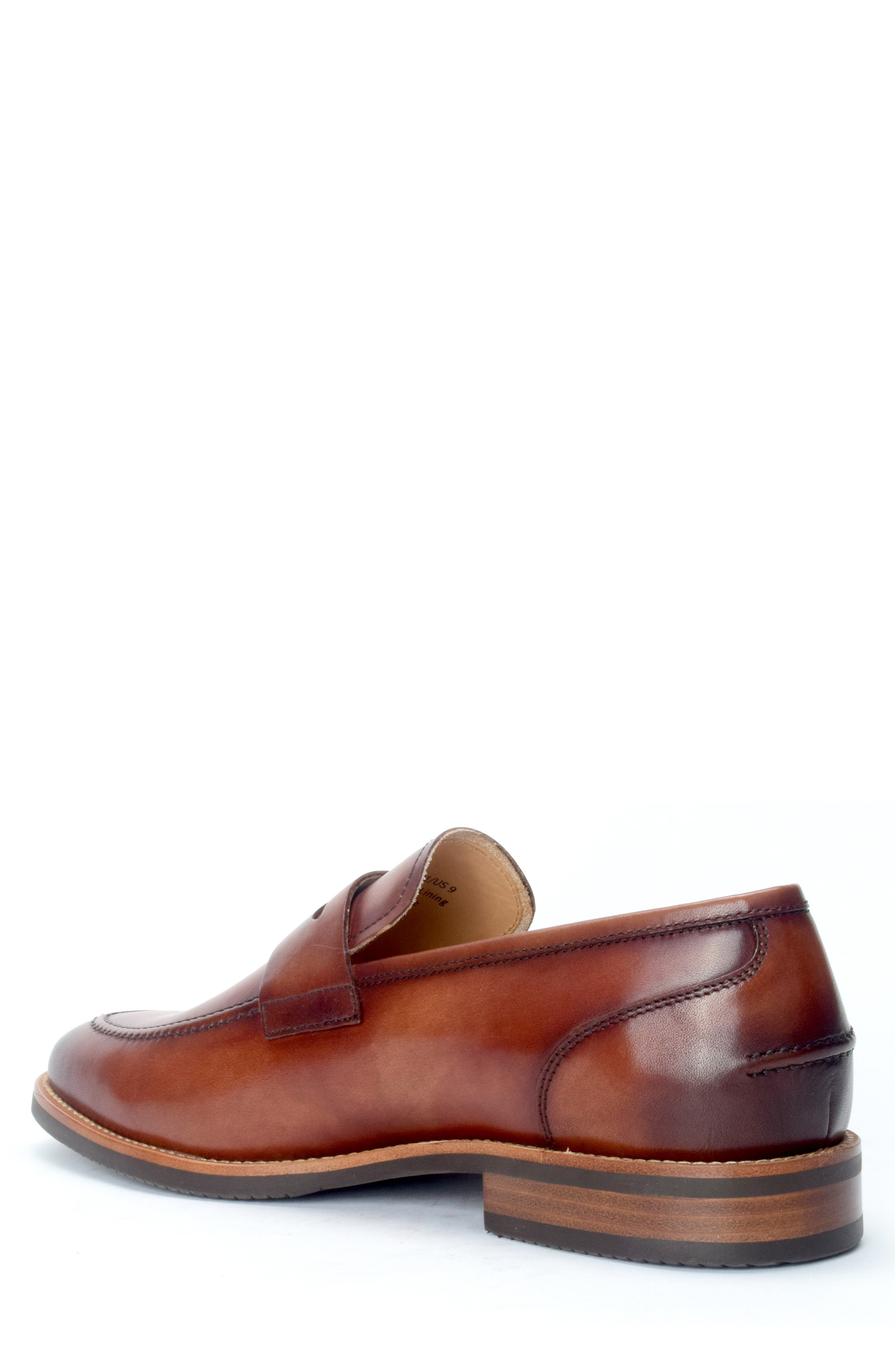 Camino Penny Loafer, Alternate, color, COGNAC