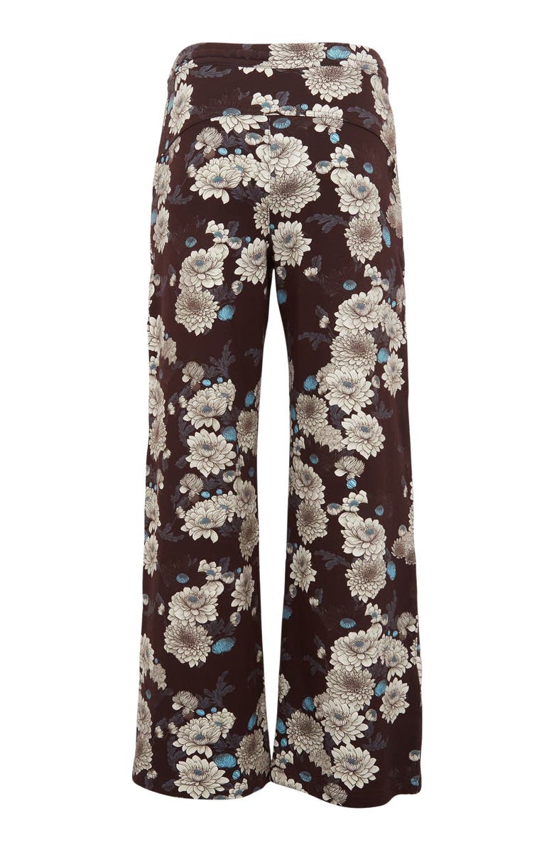 Lords of Harlech Paige Wide Leg Brushed Knit Pant, Alternate, color, Serious Floral Black