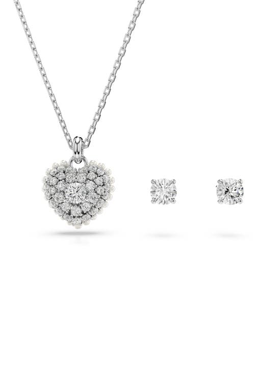 Swarovski Idyllia Stud Earrings & Necklace Set