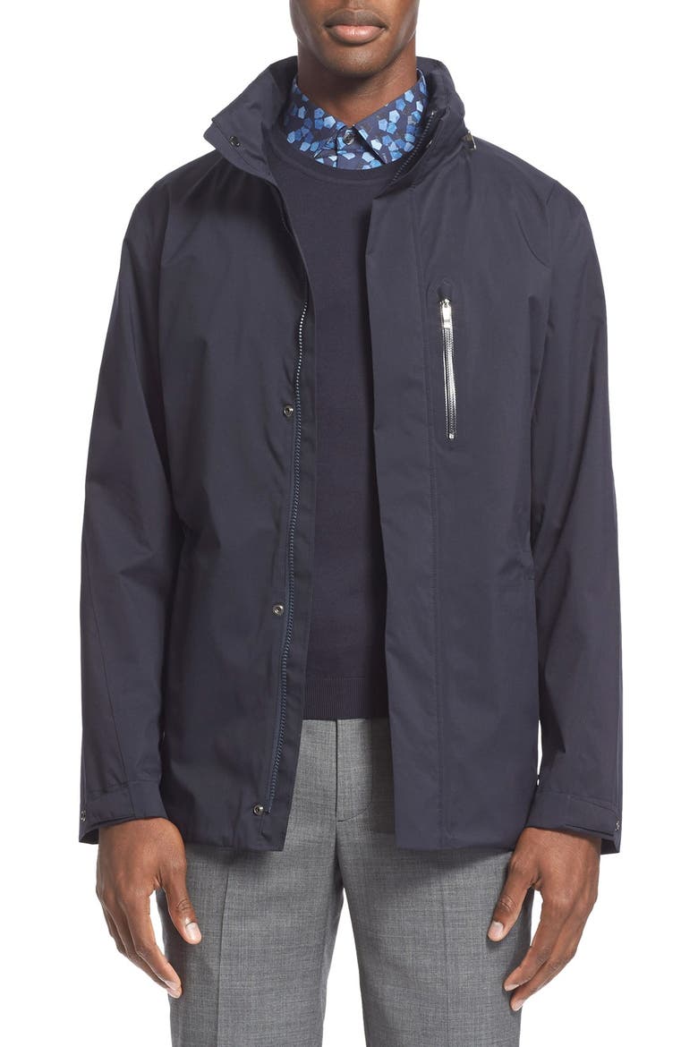 Waterproof Jacket, Main, color, NAVY