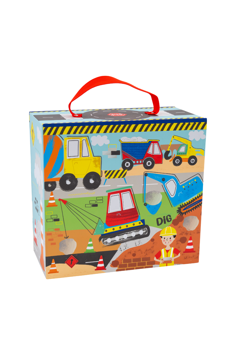 Playbox Construction with 15pc, Alternate, color, Construction