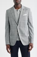 BOSS Hutson Slim Fit Plaid Sport Coat