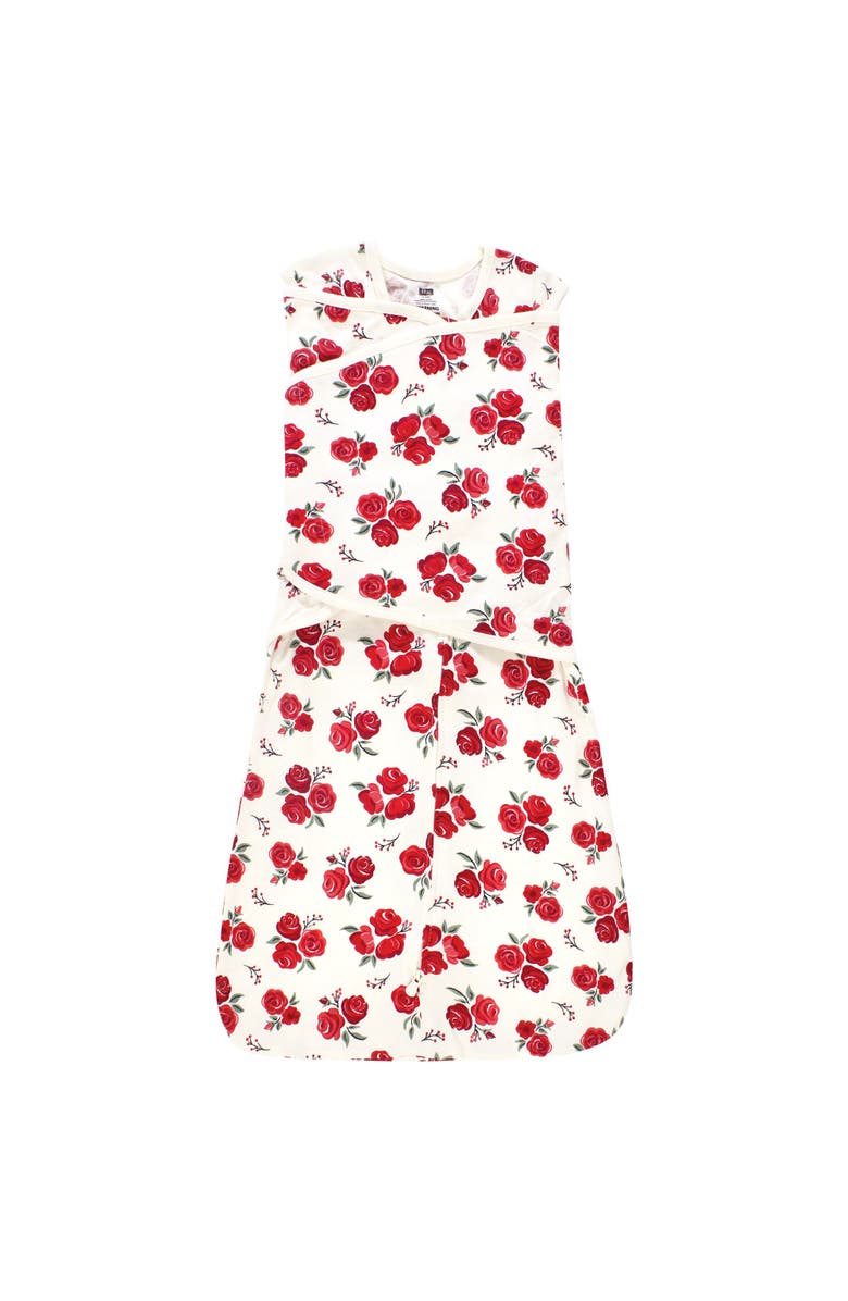 Hudson Baby Swaddle-to-Sack Sleeper, Main, color, Red Rose