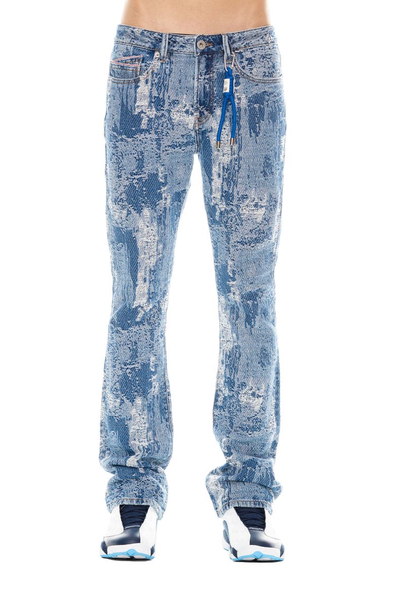 Lenny Ripped Bootcut Jeans, Main, color, DIGI