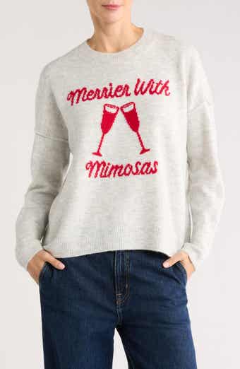 CeCe Merrier with Mimosas Sweater