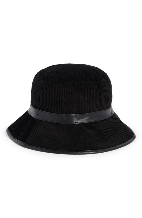 Vince Camuto Corduroy Bucket Hat In Black