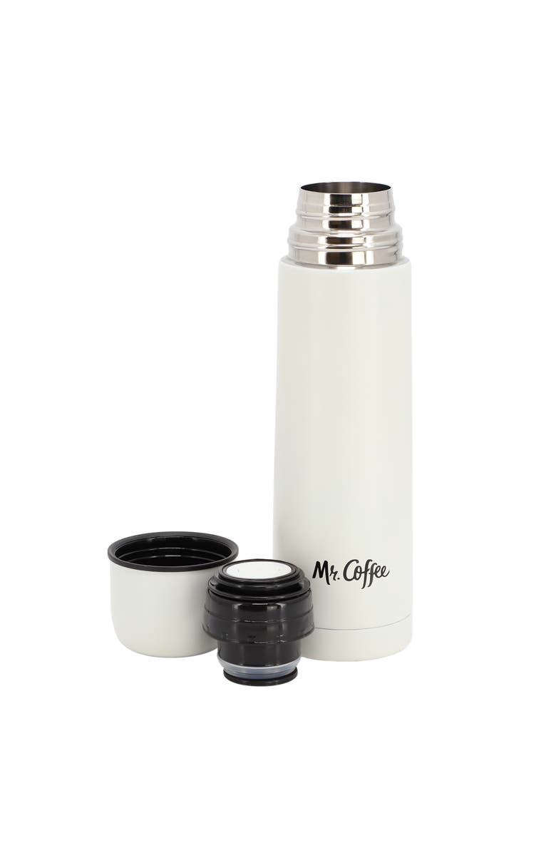 Mr. Coffee Javelin 2 Piece Thermal Bottle and Travel Mug Set, Alternate, color, White