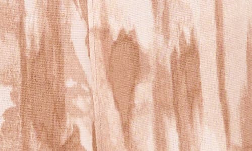 Halogen ® Tie Front Overlay Wide Leg Pants In Oxford Tan Marble