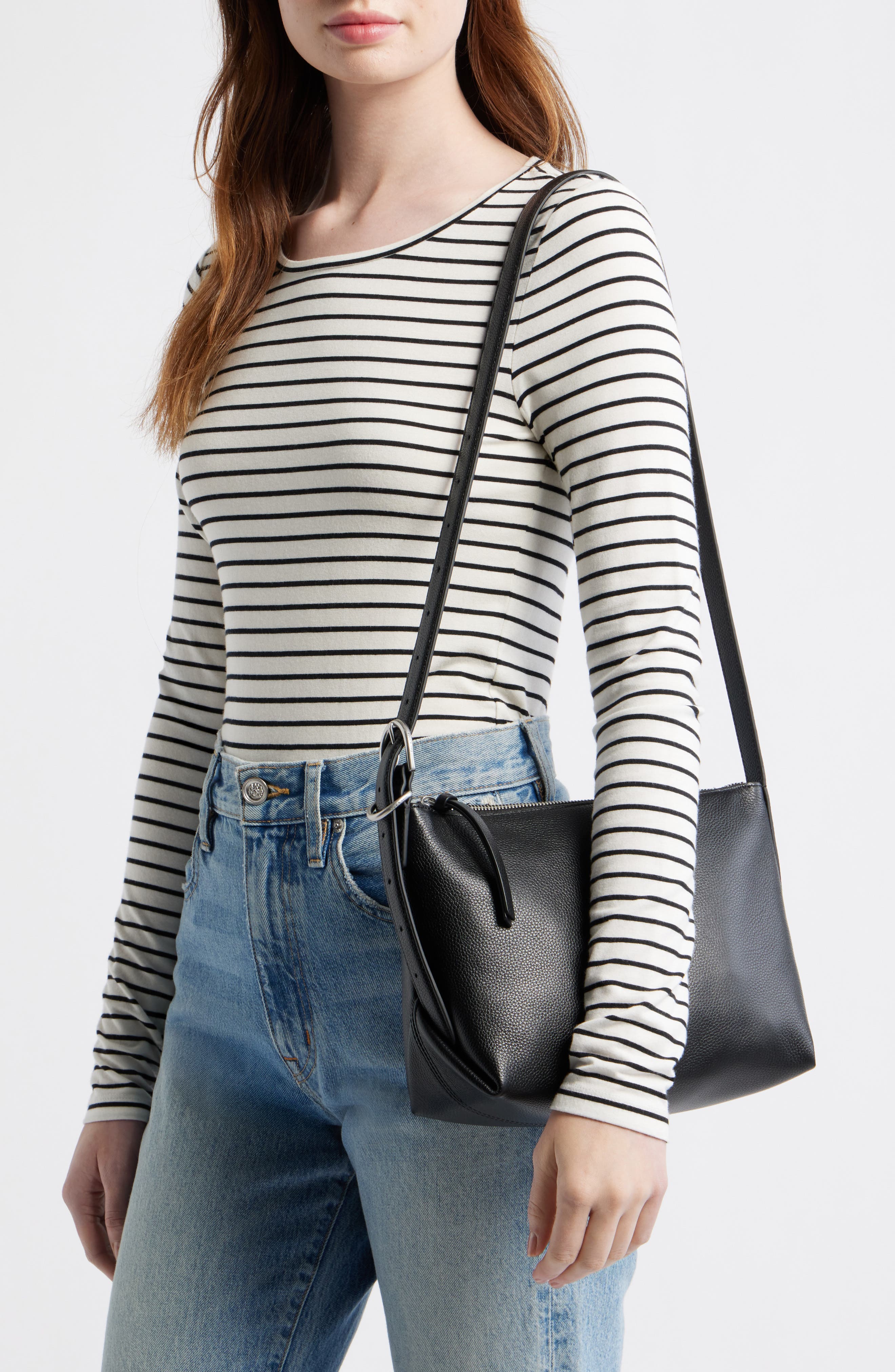 Uptown Convertible Shoulder Bag, Alternate, color, BLACK