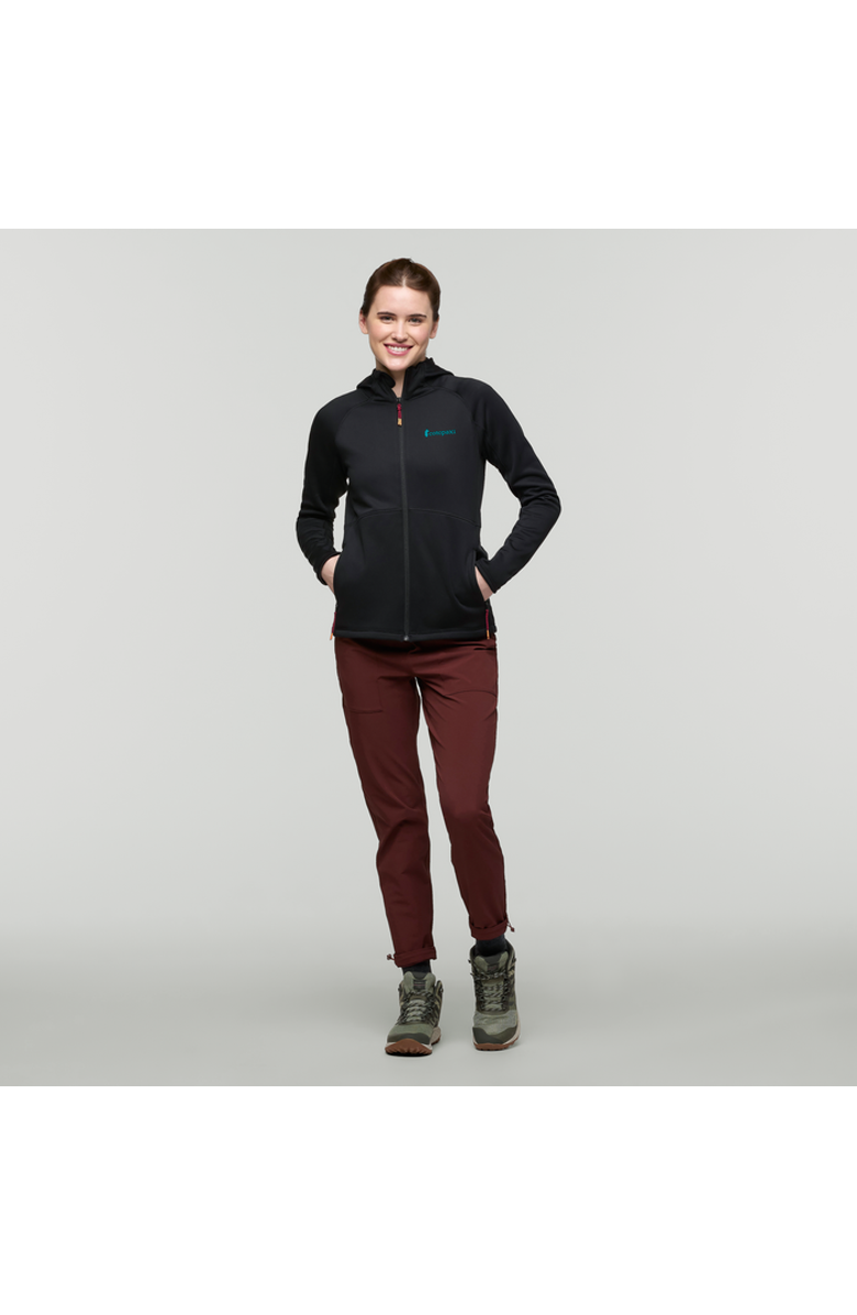 Cotopaxi Tempa Fleece Hooded Jacket - Women's, Alternate, color, Cotopaxi Black