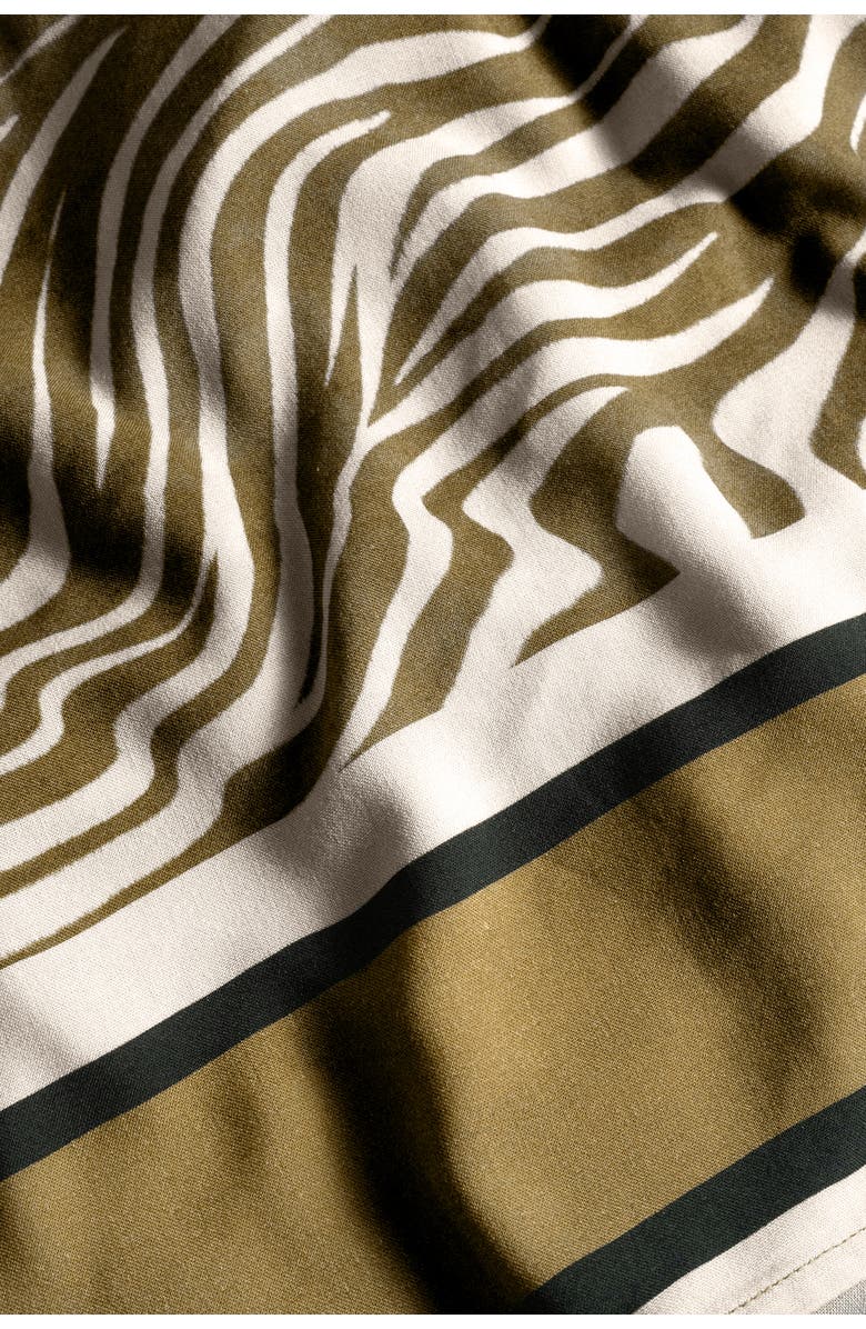 Change of Scenery Melanie Border Print Pareo Cover-Up, Alternate, color, Serengeti