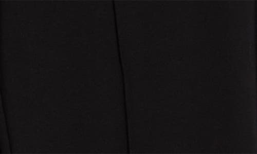 Dkny Front Seam Straight Leg Ponte Pants In Black