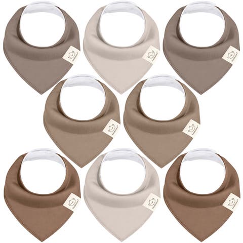 8-pack Baby Bandana Bibs