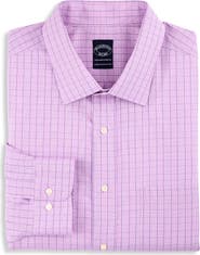 Brooks Brothers Big & Tall Non-Iron Tonal Glen Plaid Dress Shirt