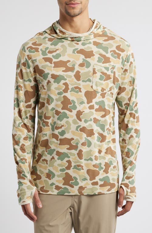 Free Fly Camouflage Lightweight Upf 20+ Hoodie In Vintage Camo