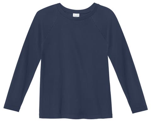 Boys Super-Soft 100% Organic Cotton Raglan Long Sleeve Tee