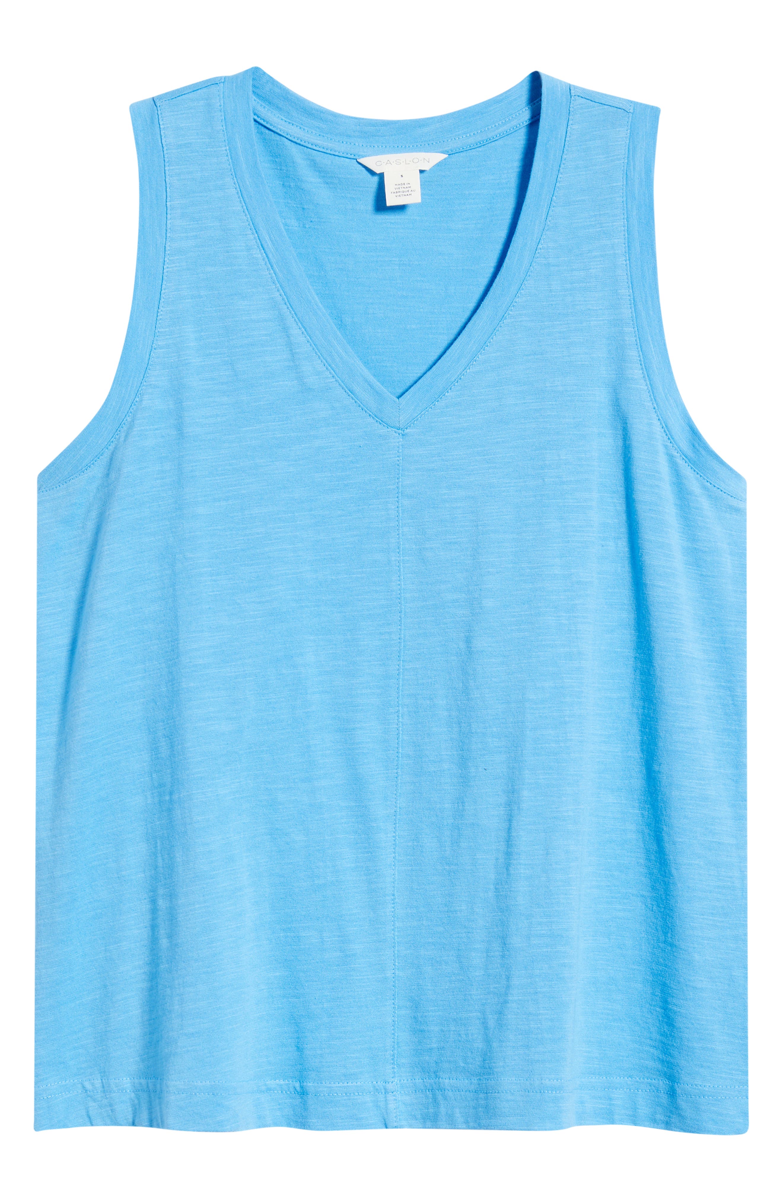 Женские Caslon® Cotton Blend Slub Swing Tank — фото 6