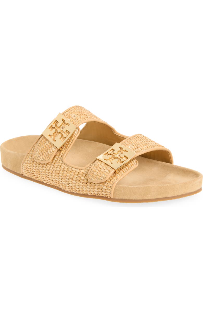 Tory Burch Mellow Slide Sandal, Main, color, Light Camel / Light Teak