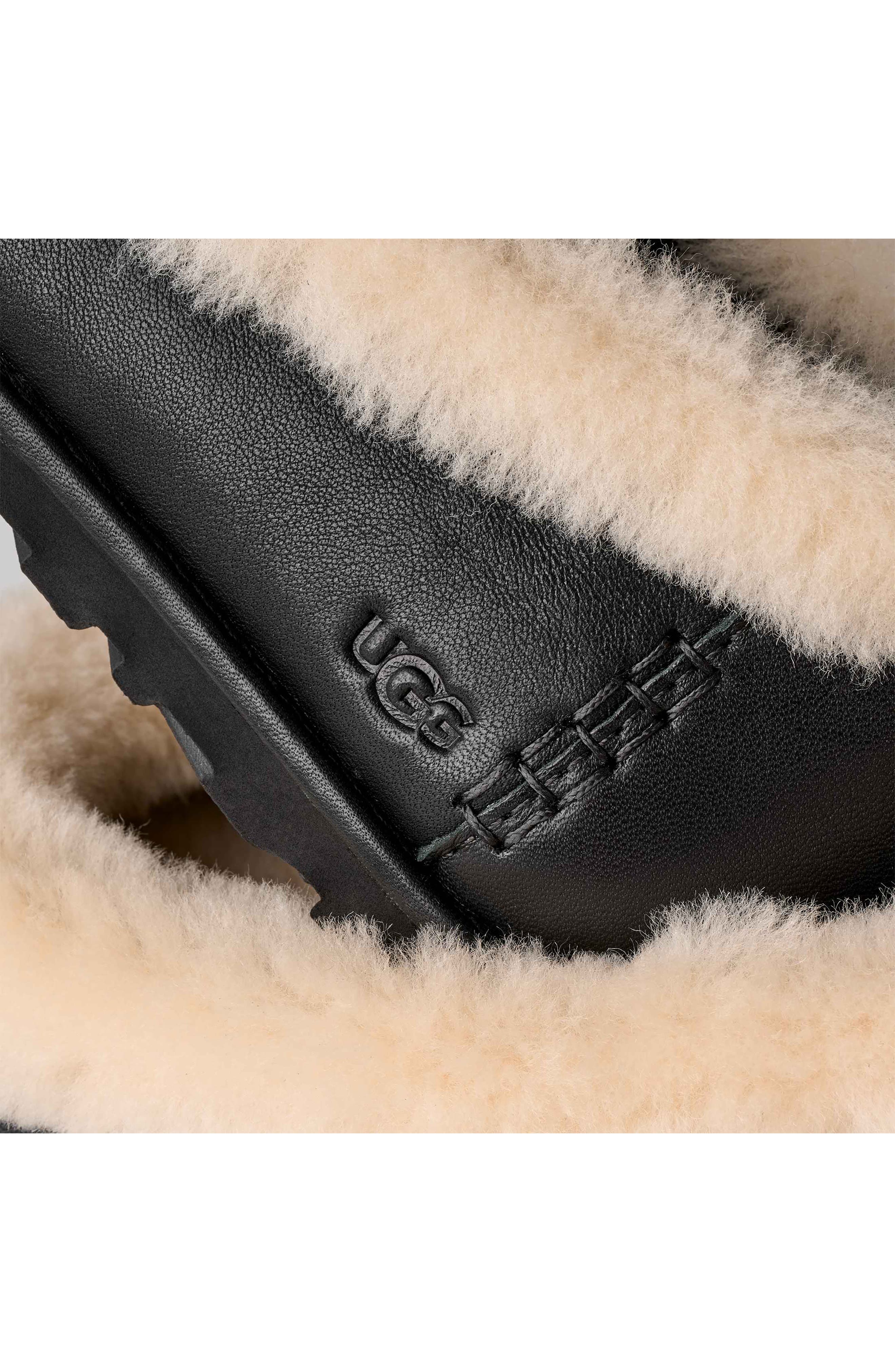 UGG® Zora Genuine Shearling Trim Ballet Flat (Women) | Nordstrom