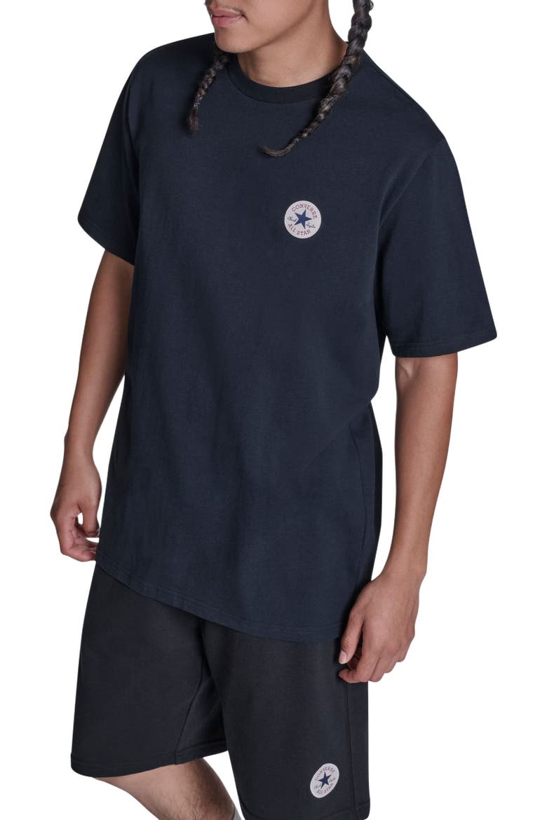 Chuck Taylor All Star Classic Patch T-Shirt, Alternate, color, CONVERSE BLACK