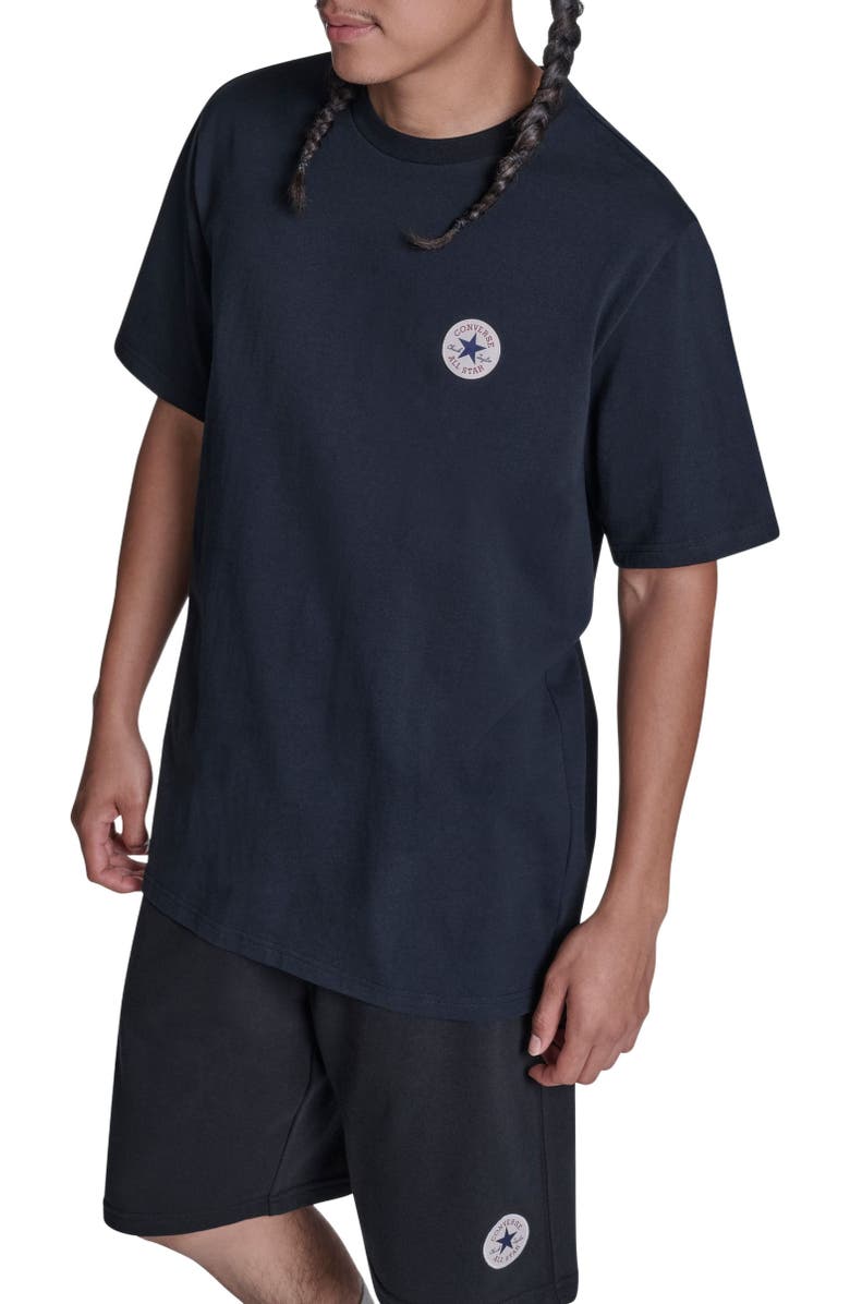 Converse Chuck Taylor All Star Classic Patch T-Shirt, Alternate, color, Converse Black