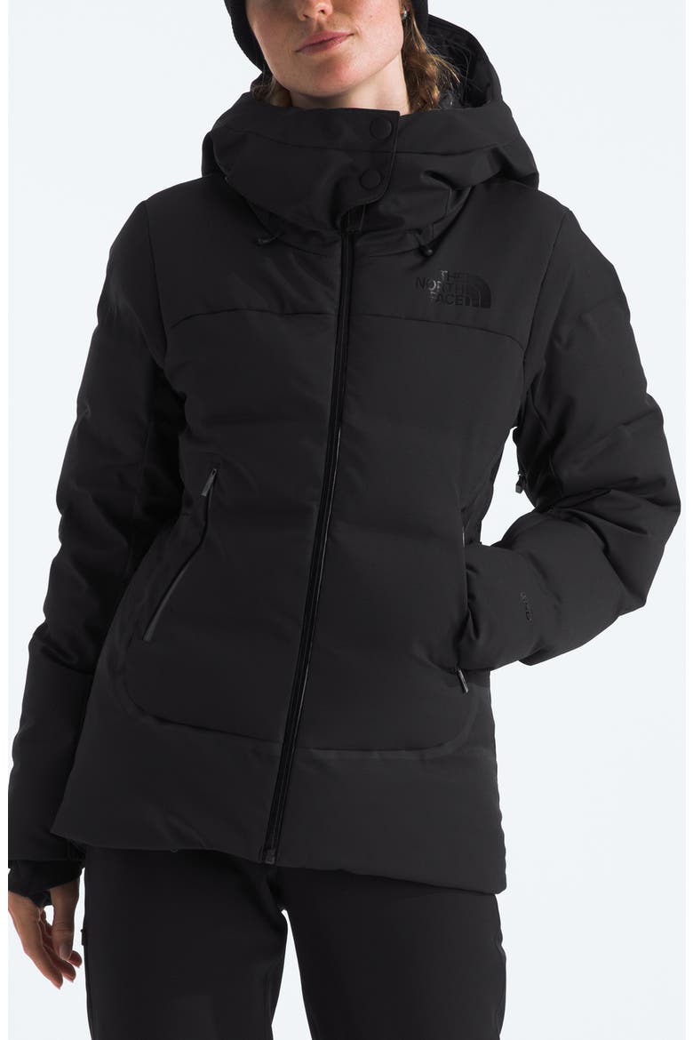 Cirque Waterproof 550 Fill Power Down Jacket, Main, color, TNF BLACK R