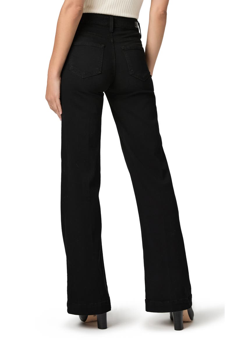 Leenah High Waist Wide Leg Jeans, Alternate, color, BLACK SHADOW