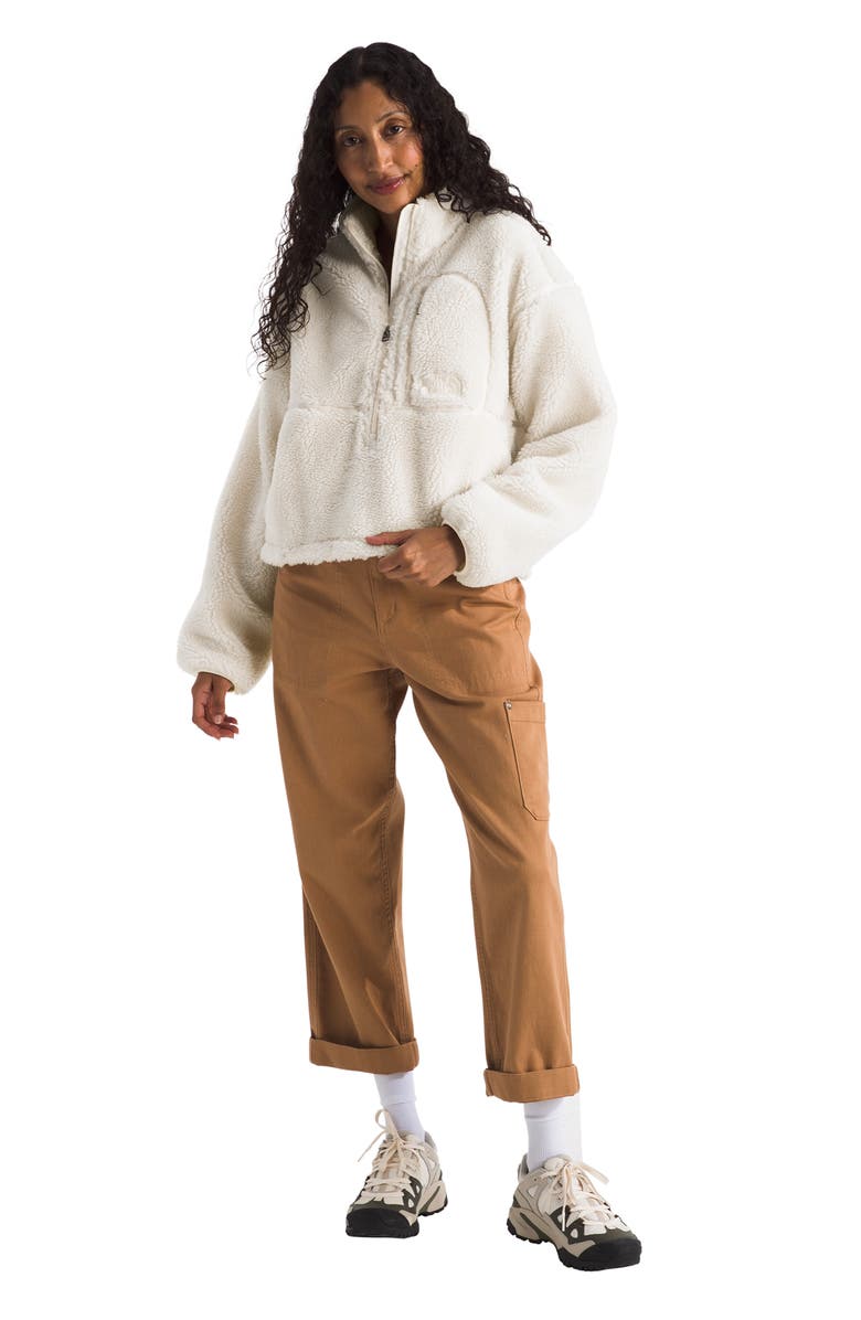 The North Face Extreme Pile Pullover, Alternate, color, White Dune