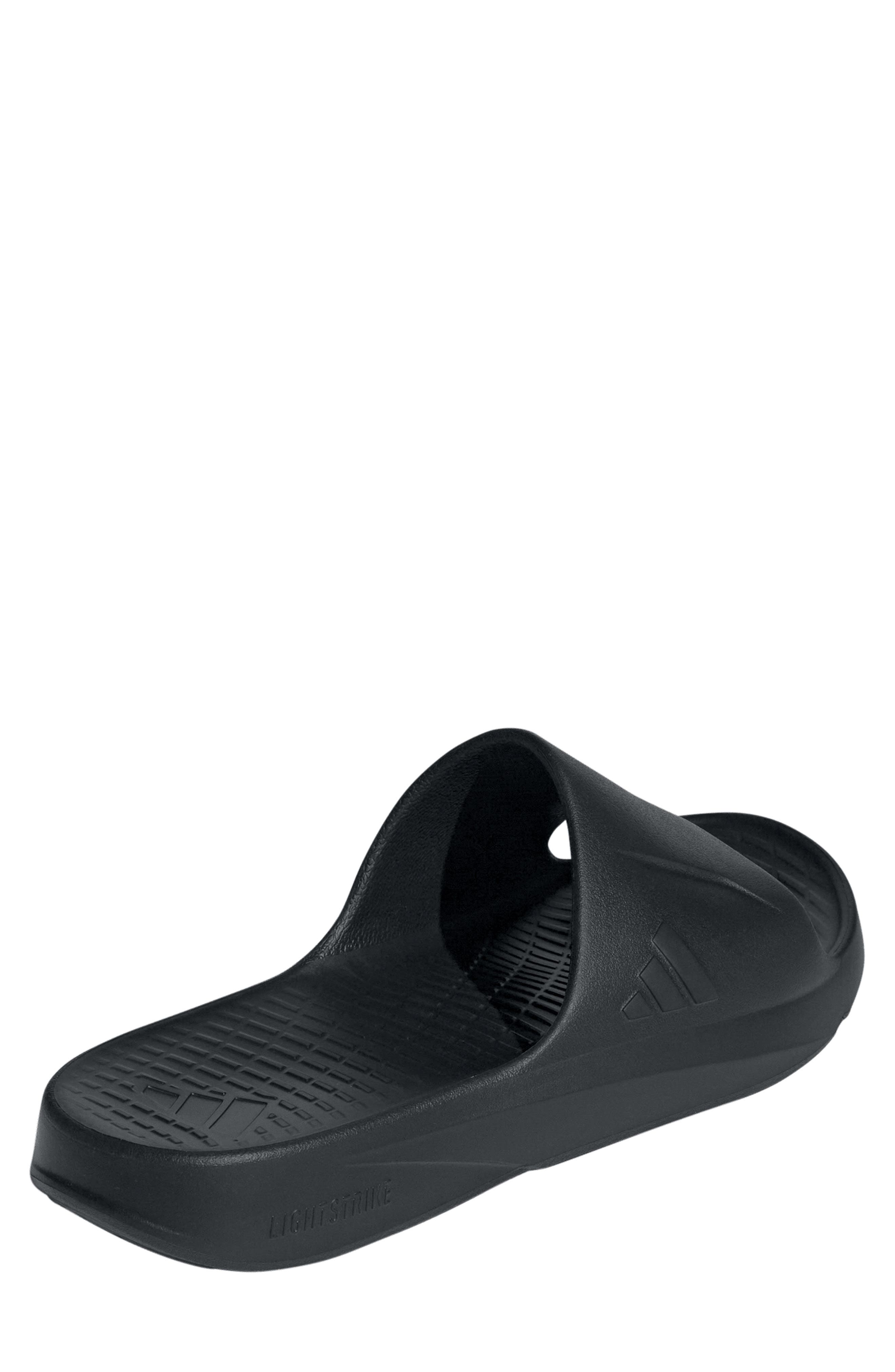 adidas Lightshift Slide Sandal, Alternate, color, Black/ Black/ Black