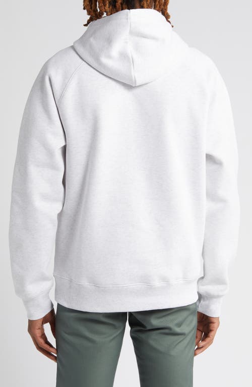 Carhartt Work In Progress Chase Fleece Hoodie In Gray
