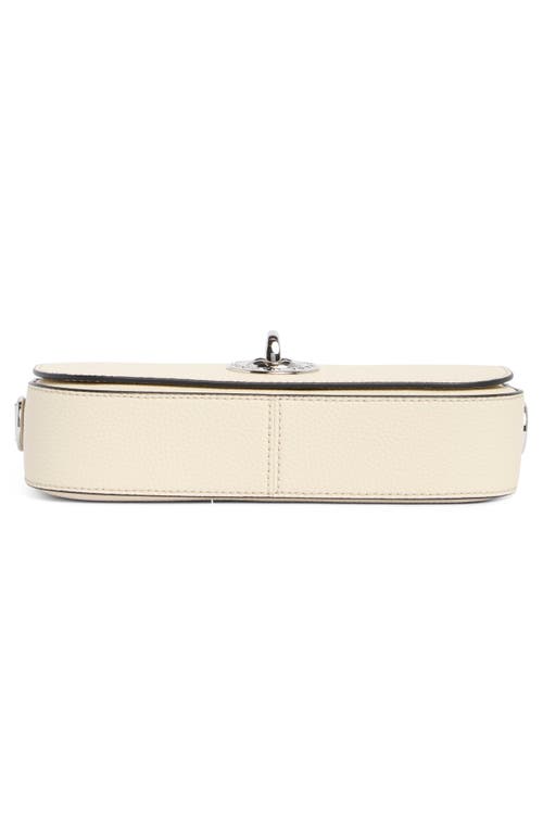 Marc Jacobs Signet Turnlock Small Shoulder Bag In Marshmallow