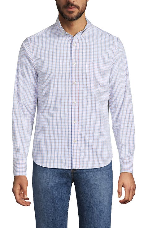 Traditional Fit Long Sleeve Travel Kit Shirt