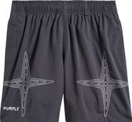 PURPLE BRAND Water Repellent All Around Performance Shorts