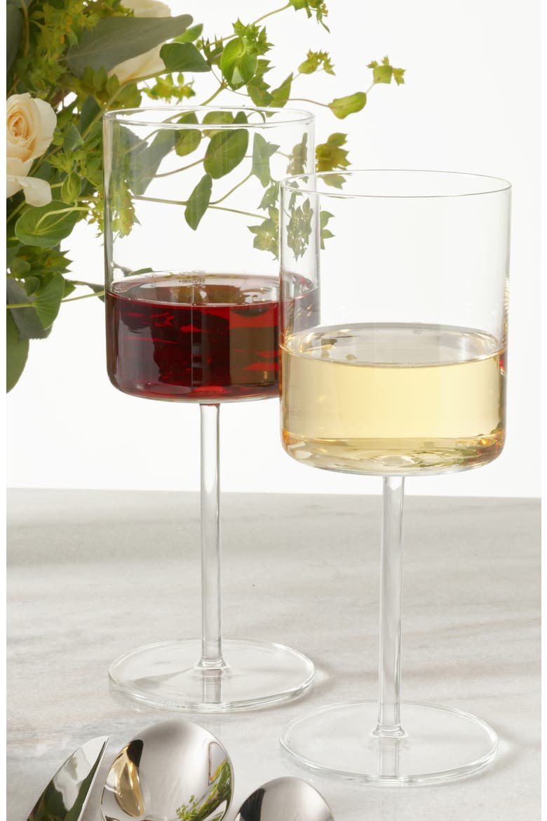 Schott Zwiesel Modo Set of 4 White Wine Glasses, Alternate, color, CLEAR
