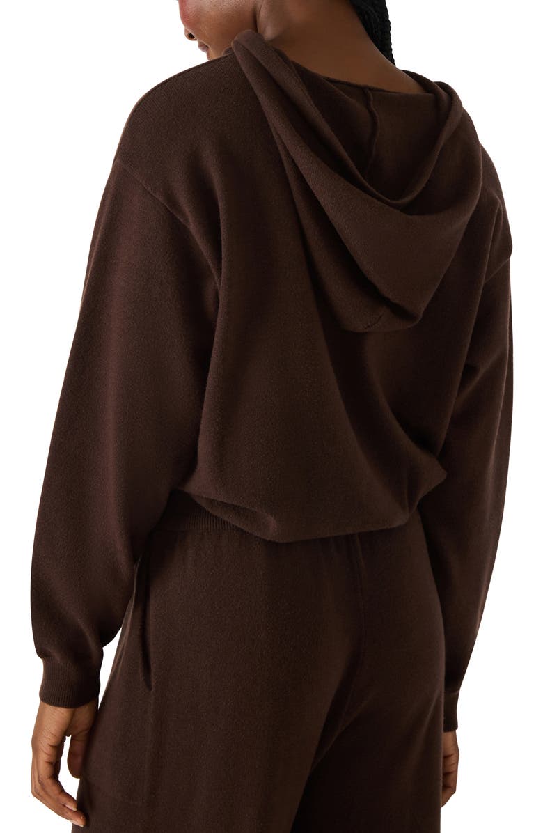 Steve Madden Kinny Hoodie, Alternate, color, Dark Espresso