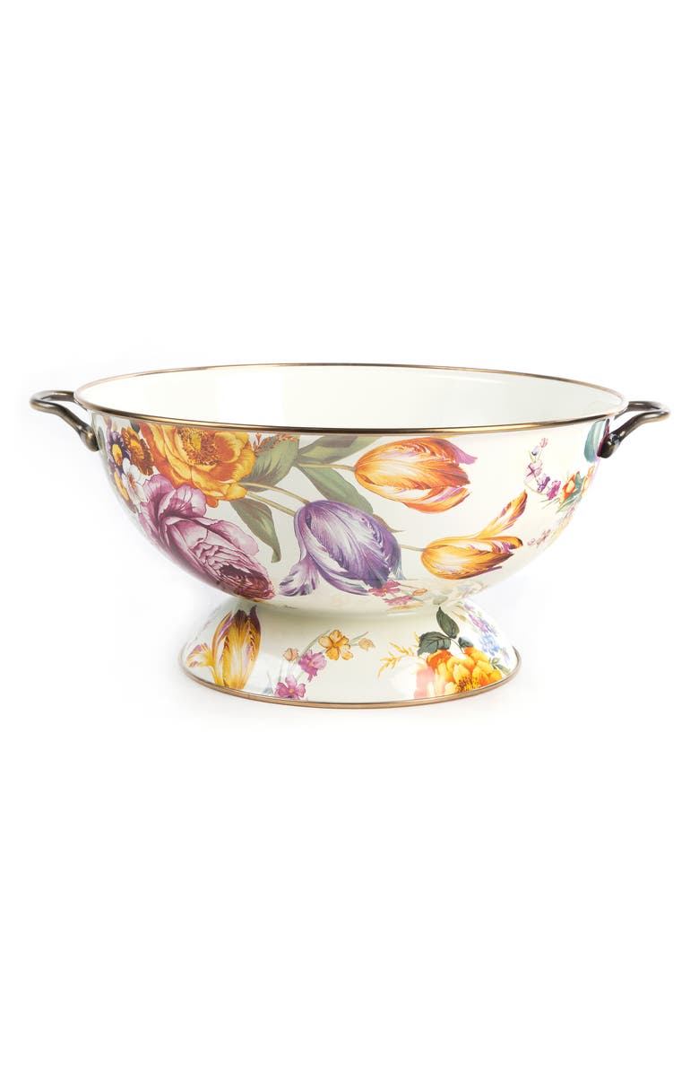 MACKENZIE CHILDS Flower Market Enameled Steel Everything Bowl, Main, color, 