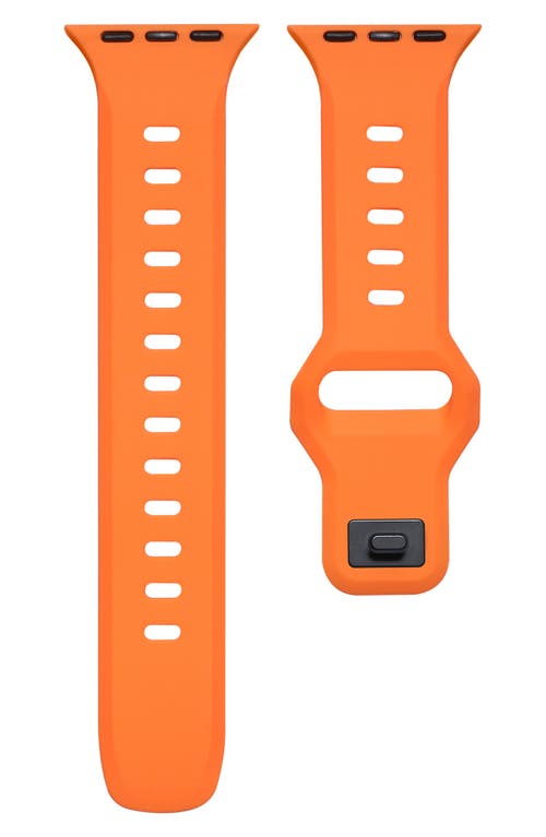 The Posh Tech Premium Silicone 38–41mm Apple Watch® Watchband in Orange 