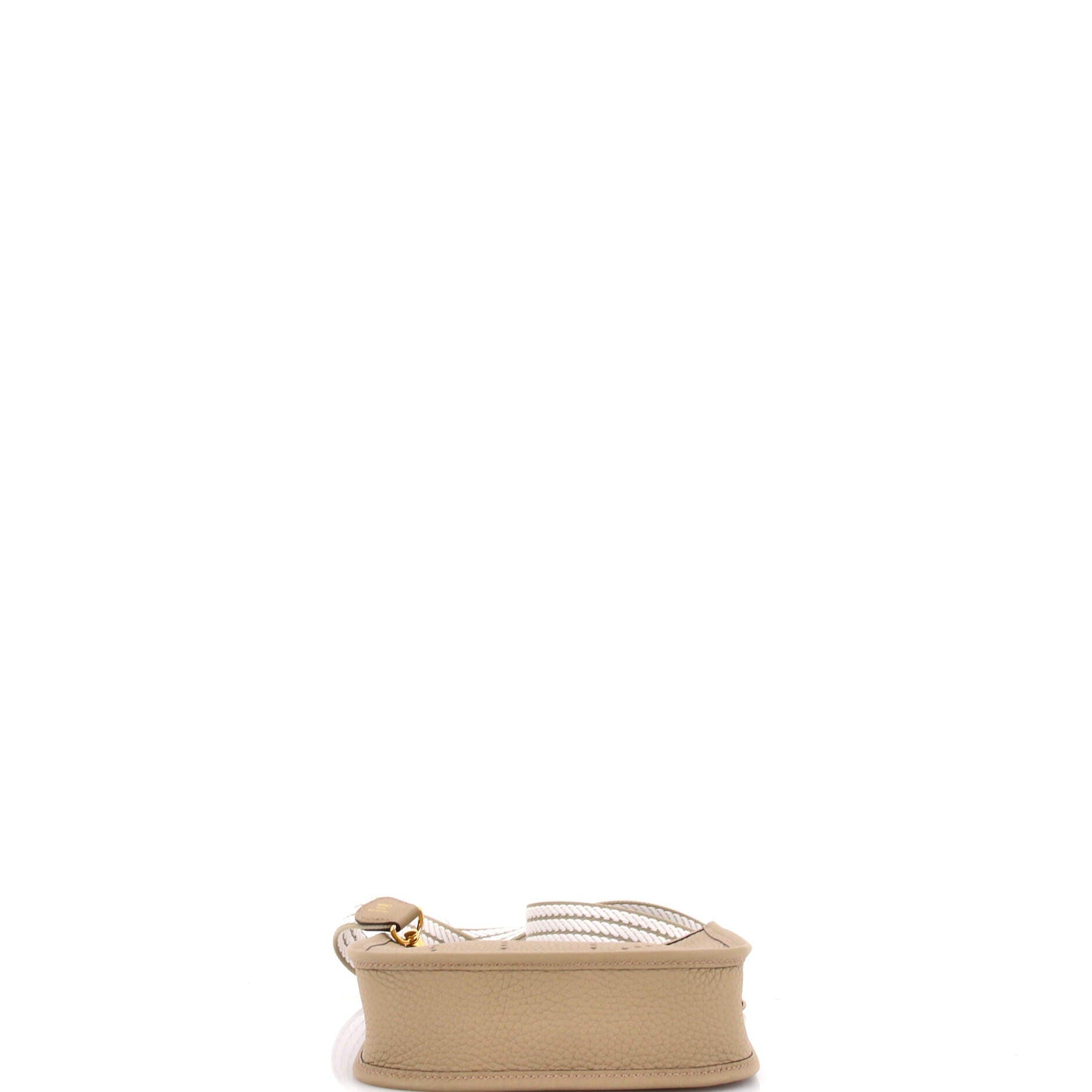 Pre-Owned Hermes Evelyne Bag Gen III Clemence TPM, Alternate, color, Beige Marfa