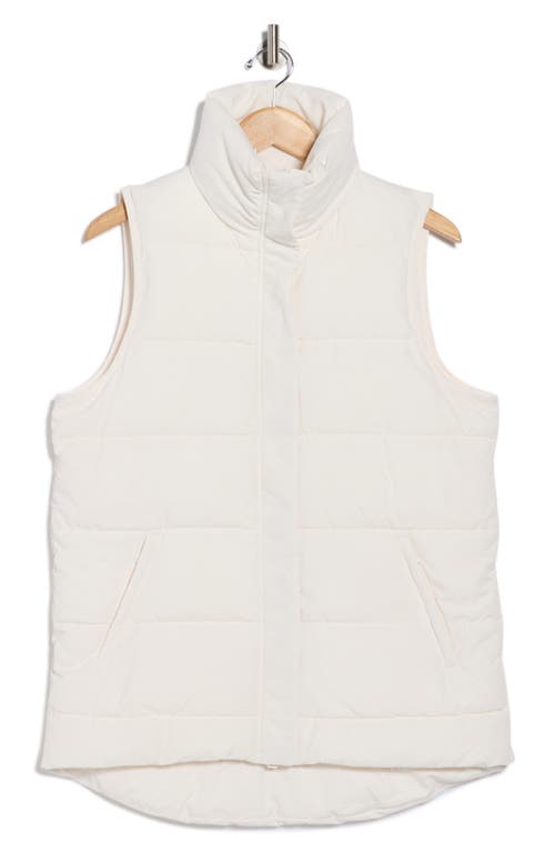 Splendid X Cella Jane Puffer Vest In White