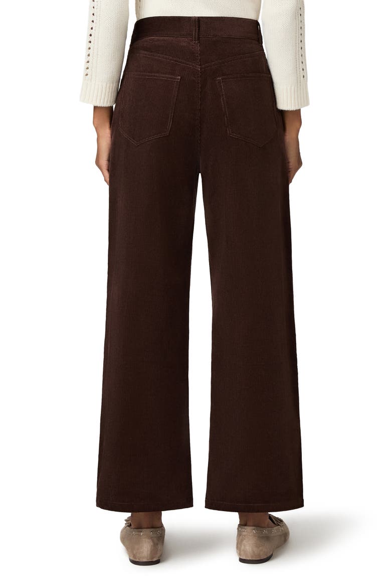 Arellia High Waist Corduroy Ankle Barrel Pants, Alternate, color, MARULA BROWN