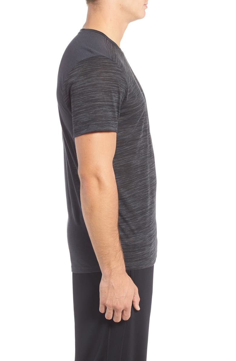 Under Armour 'Streaker Run' Microthread V-Neck T-Shirt, Alternate, color, 