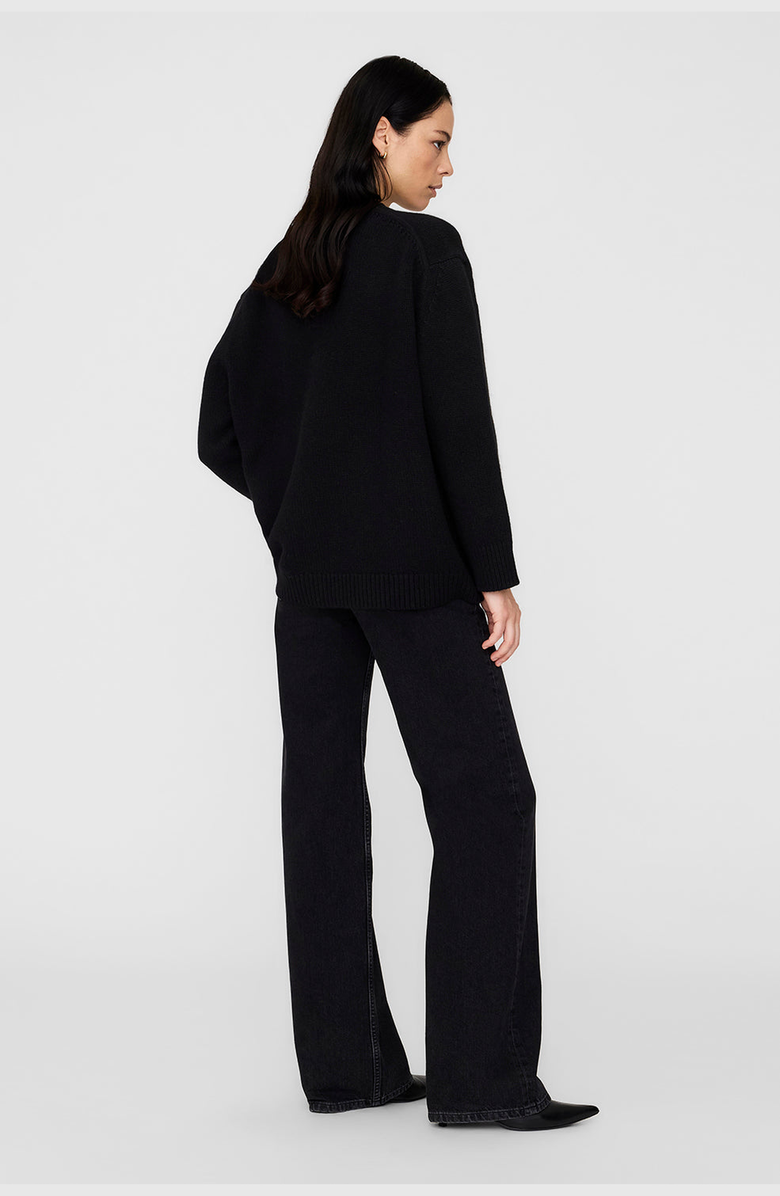 ANINE BING Rosie Sweater, Alternate, color, Black