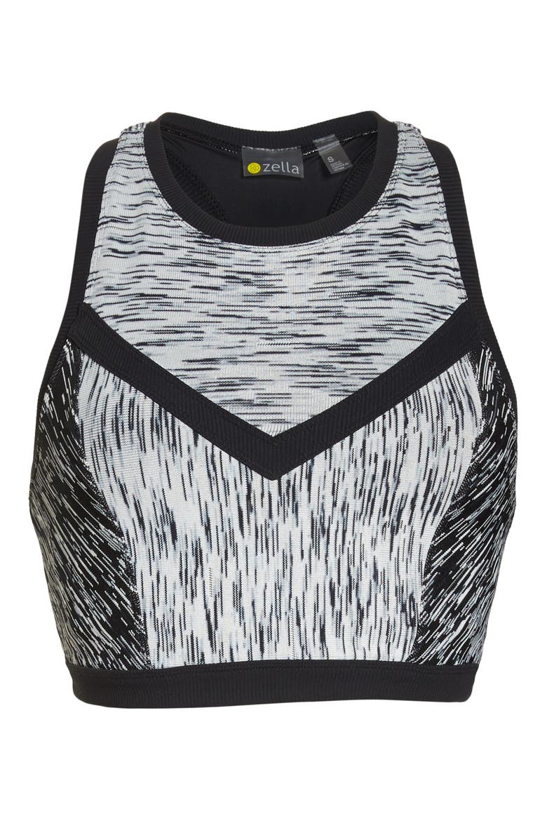 Static Sports Bra, Alternate, color, BLACK ONYX