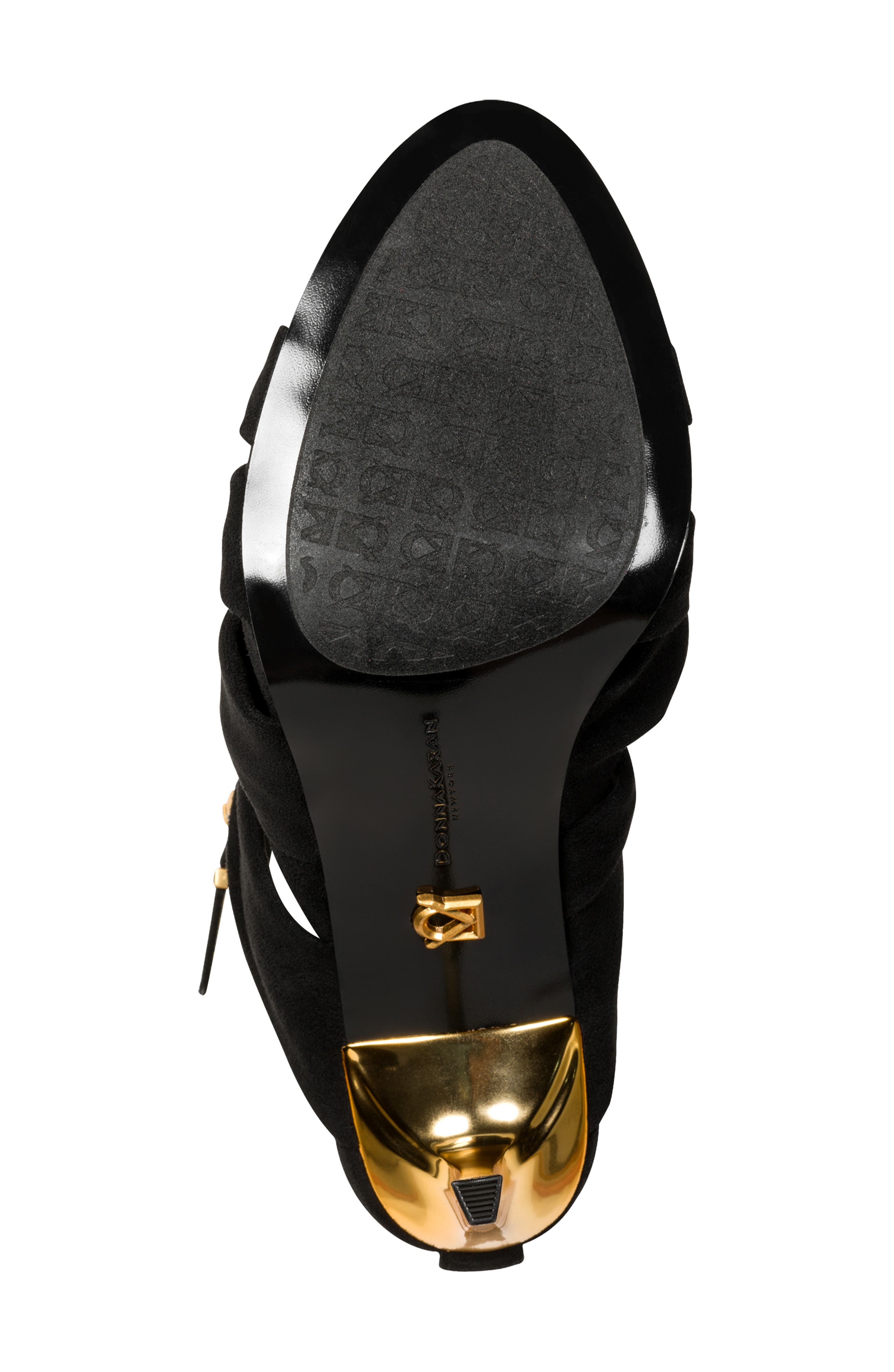 Donna Karan New York Synnove Ankle Strap Sandal, Alternate, color, Black