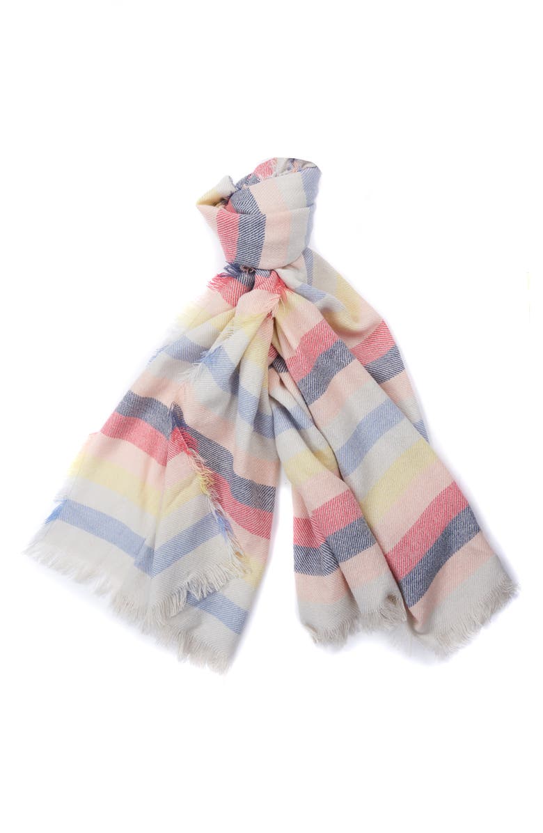 Barbour Freya Stripe Scarf, Alternate, color, 