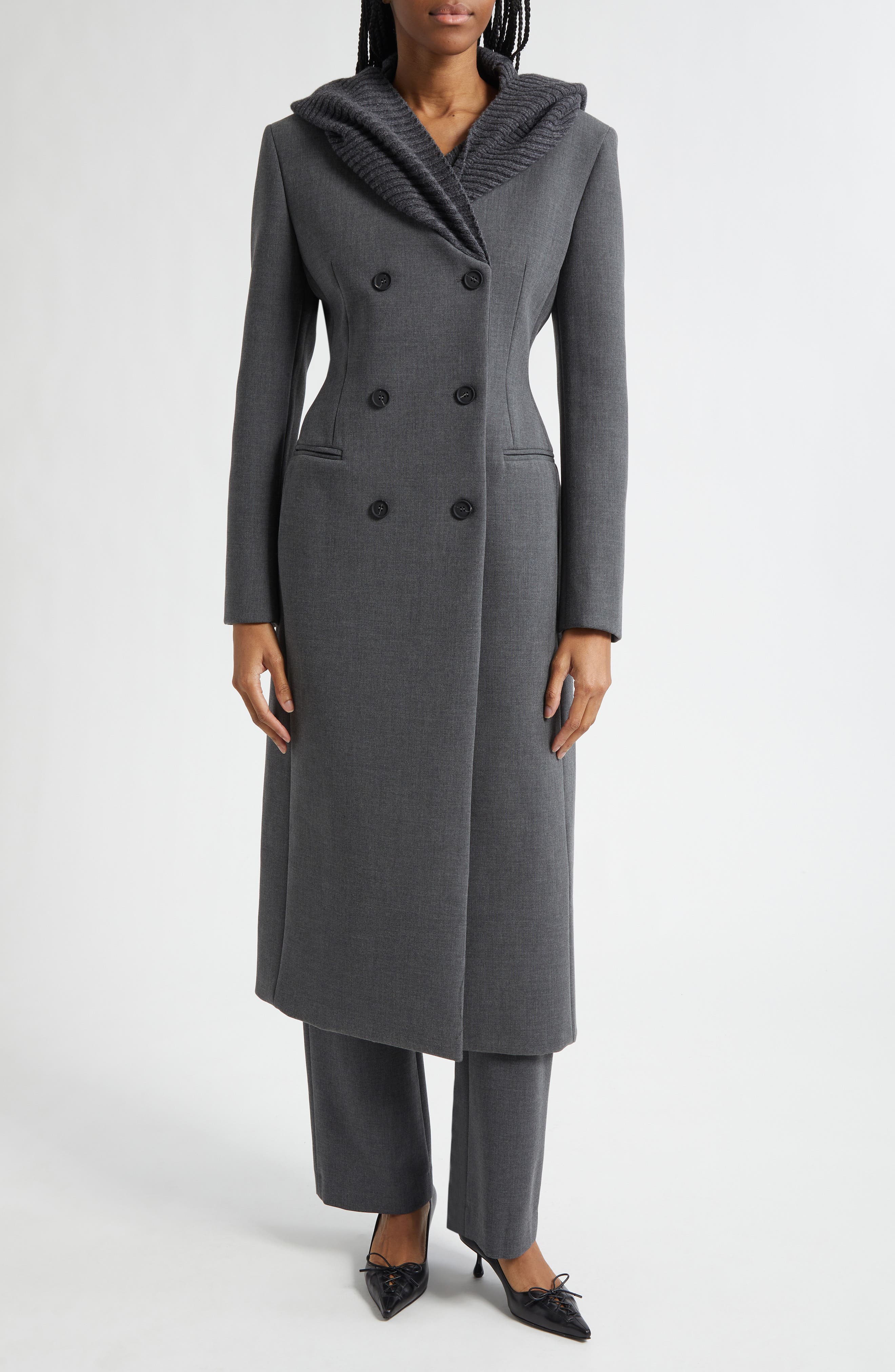 G-Olden Double Breasted Long Jacket