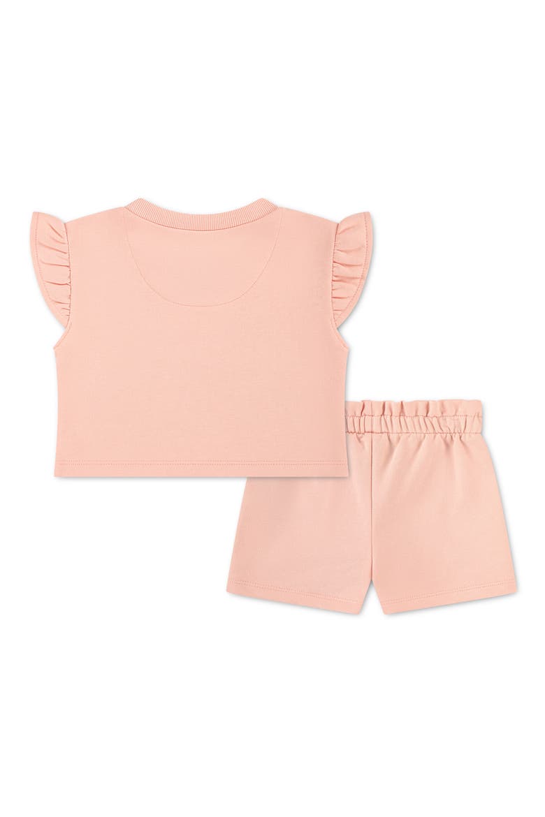 French Terry T-Shirt and Shorts Set, Alternate, color, N0KARCTIC