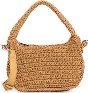 BCBG Woven Mini Hobo Bag