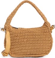 BCBG Woven Mini Hobo Bag